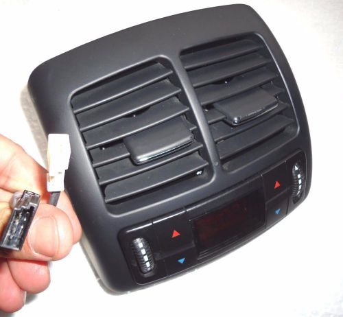 2003-2006 mercedes w211 e320 e350 center console rear air vent climate black oem