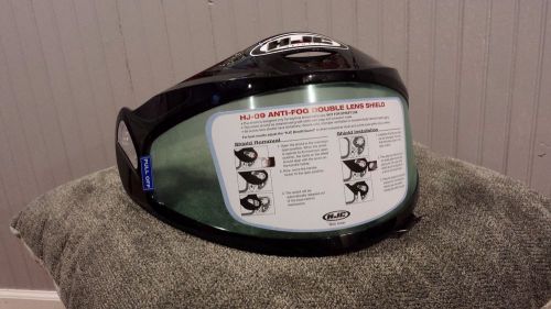 Hj-09 anti fog double lens snowmobile helmet shield