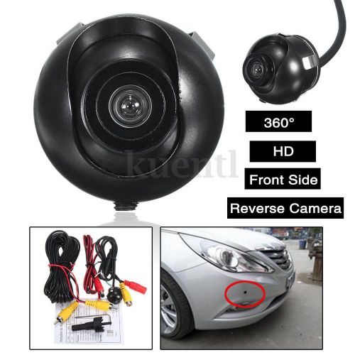 360° ccd hd auto car front side reverse camera kits rear view parking color cam