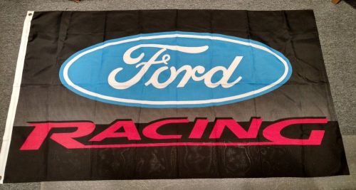 Ford racing 3 x 5 polyester banner flag (used)