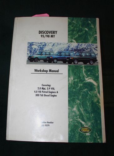 Discovery 95/98 my workshop manual ~ land rover