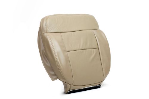2006 ford f150 lariat driver side bottom replacement leather seat cover in tan