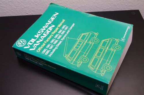 Vanagon bentley repair manual (80-91, incl. diesel, syncro, camper)