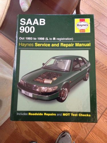 Saab 900 1993 to 1998 haynes service manual repair hardback