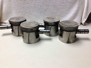 Vintage set model a ford ?? bohnalite # a6110-a1 aluminum pistons - used
