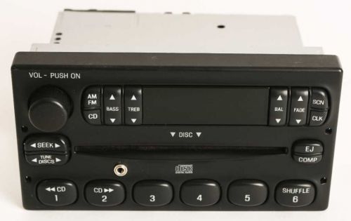 Ford explorer 1998 radio am fm cd player upgraded w aux mp3 input xl5f-18c815-aa