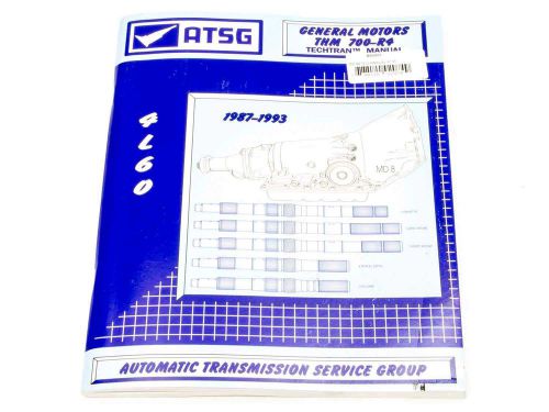 Tci technical manual 700r4 1987-93 paper back part number 893001
