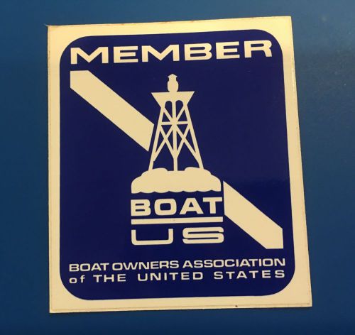 Boat owners association of the united states sticker decal &amp; bonus flag stickers