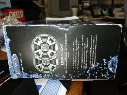 Jensen msx60rv 6.5in coaxial waterproof speakers nos