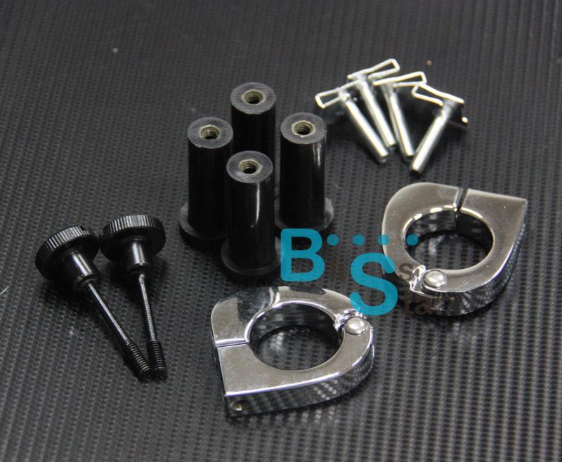 Quick cnc release mounting hardware screws kit for harley lower vented fairing