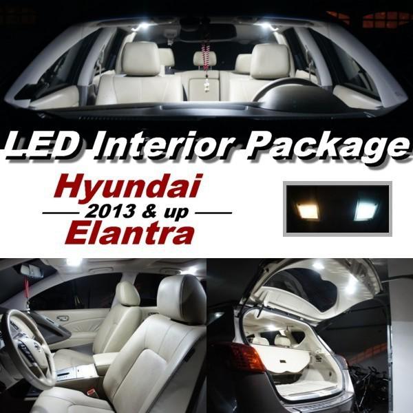 9x Pure White LED Lights Package Interior Bulbs For 2011-2013 Sonata W// Sunroof