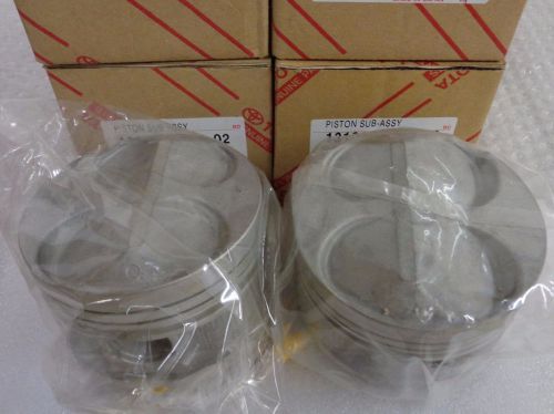 Jdm toyota celica st202 redtop - genuine set of 4 oversized (0.50) 3sge pistons