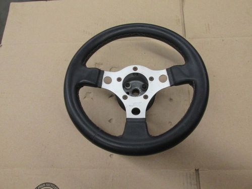Grant signature series 11 3/4&#034; steering wheel 04b89 w/ 5 bolt 3 hole hub 10547w