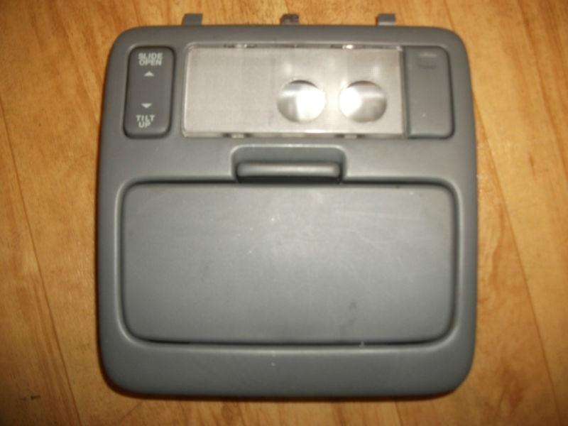 1999-03 lexus rx300 grey overhead console, sunroof switch, map lights 00 01 02
