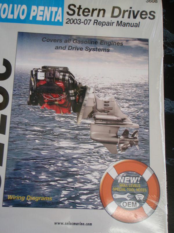 Service manual volvo penta sterndrives inboards engines 2003-2007  230 3608 sale