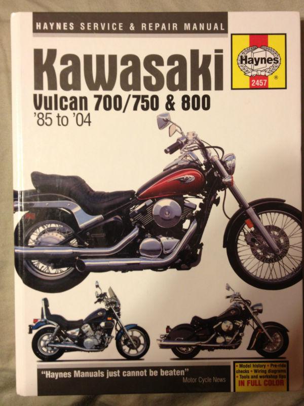 1985-2004 kawasaki vulcan 750 haynes repair manual 2457 
