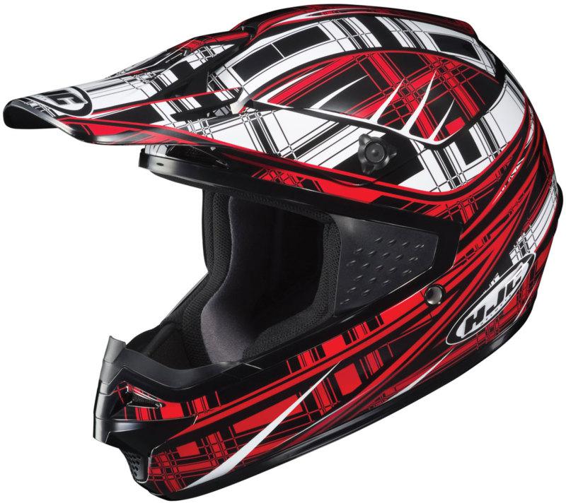 Hjc cs-mx stagger full face motocross helmet red size x-large