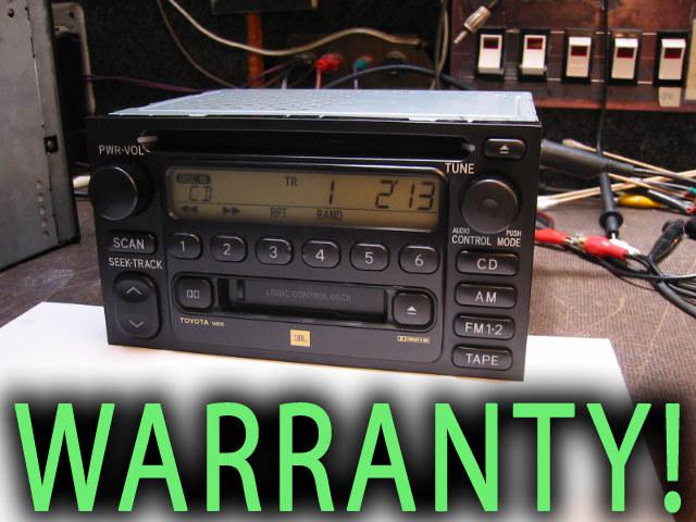 Toyota jbl cd tape player radio tundra sequoia camry 4runner 16820 86120-af010