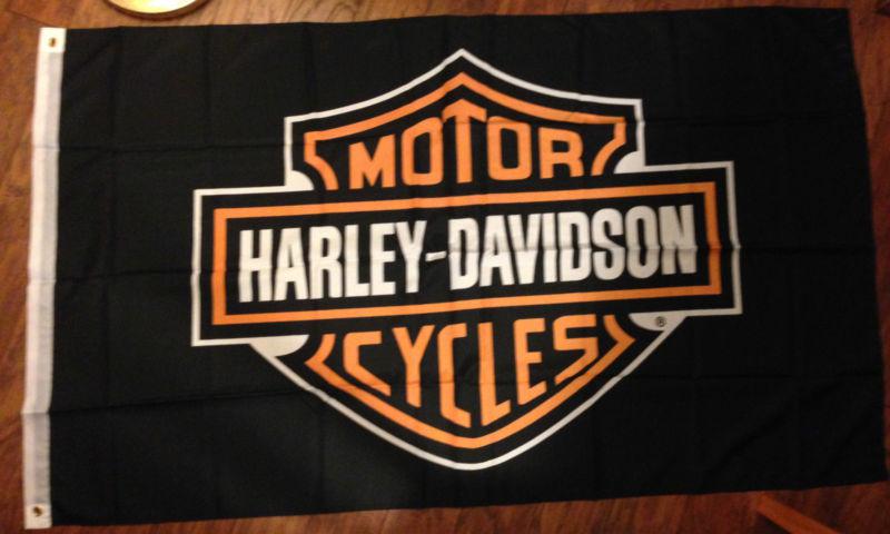 Harley davidson banner flag - brand new - 3x5 