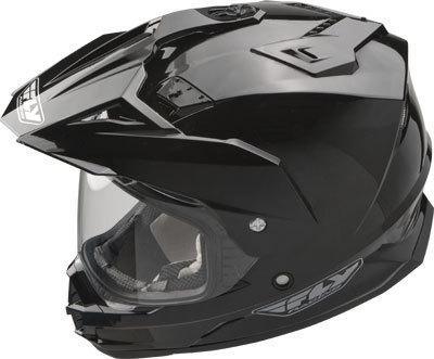 Fly racing trekker off-road/street/adventure touring helmet - black, x-large