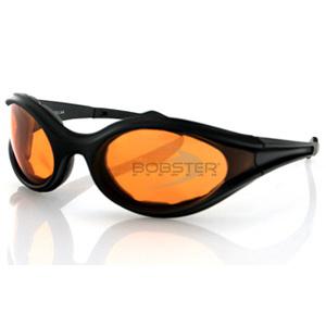 Bobster foamerz sunglasses, black / anti-fog amber lens