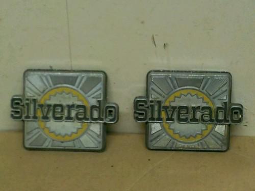 Chevy silverado emblems vintage restore good pins fender rare