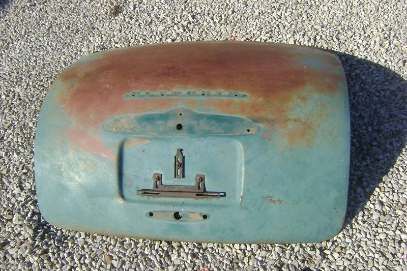 1951 51 plymouth trunk lid solid 1952 52 cranbrook belvedere