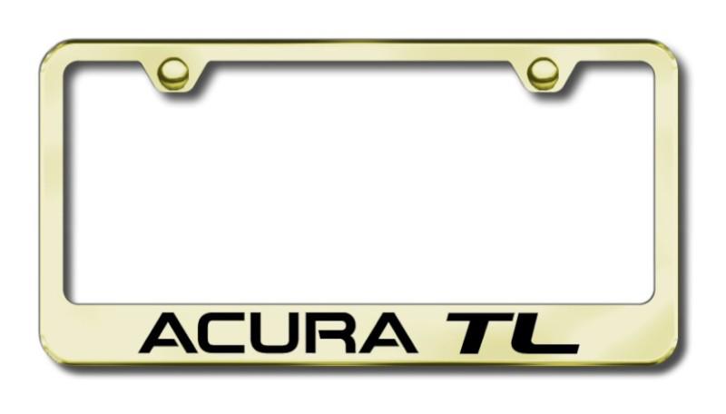 Acura tl engraved gold license plate frame -metal lf.atl.eg made in usa genuine