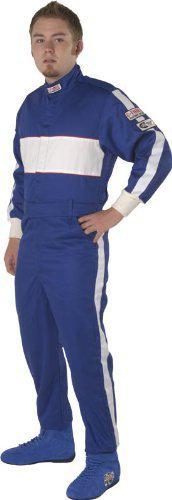 G-force 4372smlbu gf 105 blue small single layer racing suit 