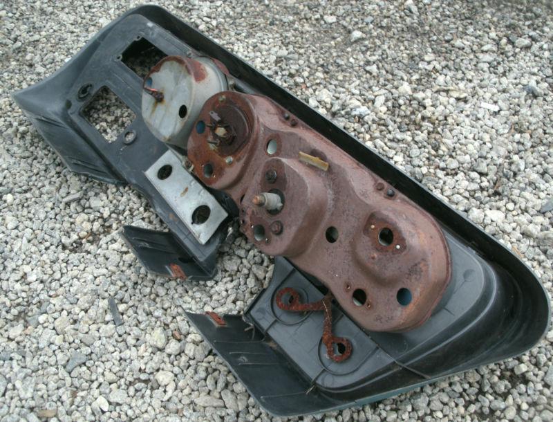 Purchase 1966 66 Pontiac GTO LeMans Dash Instrument Cluster Clock Bezel