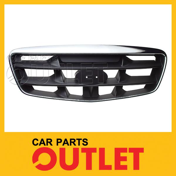 Front grille hy1200137 new chrome for 2001-2003 hyundai elantra gt hb black grid