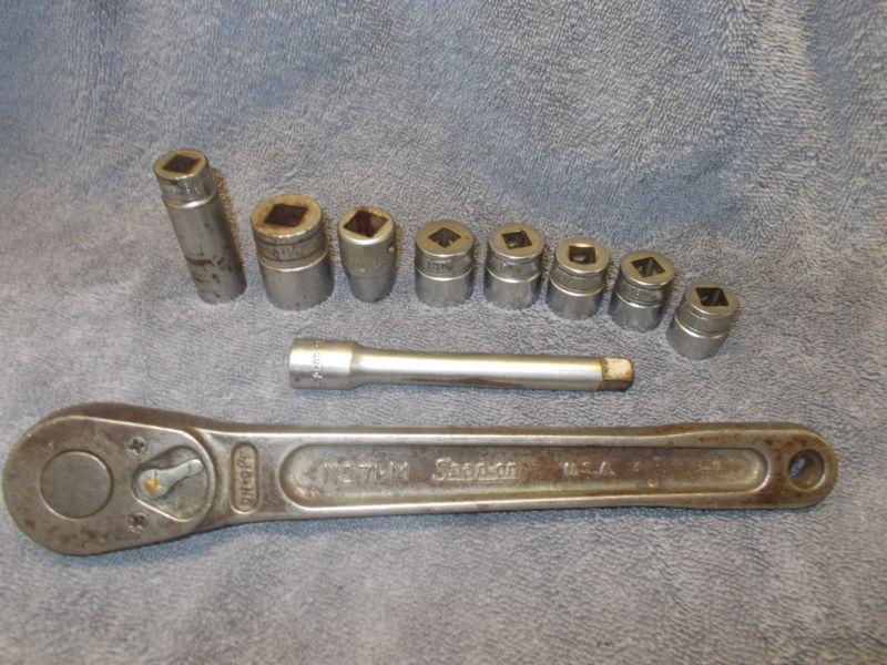 Vintage snap on ratchet and sockets