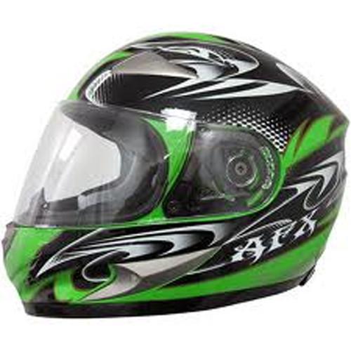 New afx fx-90 motorcycle helmet, green dare, 2xl/xxl