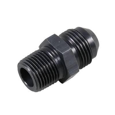 Earl's performance an to npt adapter fitting -8 an male-3/8 in. npt male black