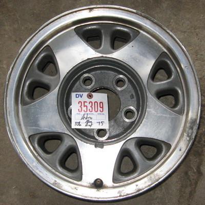 Astrovan safari aluminum alloy wheel rim silver 1993-2002 35309