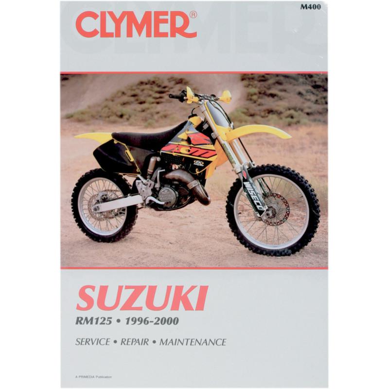 Clymer m400 repair service manual suzuki rm125 1996-2000