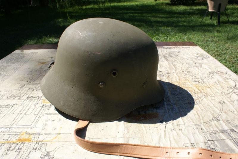 Original ww ii hungarian m-38 helmet with liner 1939-45