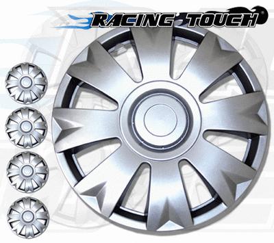 Metallic silver 4pcs set #715 14" inches hubcaps hub cap wheel cover rim skin