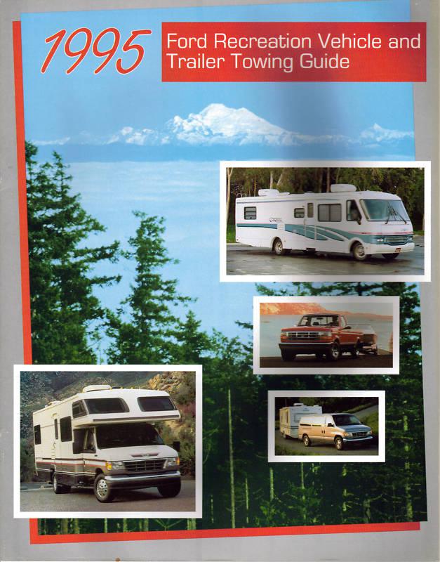 1995 ford recreation vehicle & trailer towing guide original excellent condition