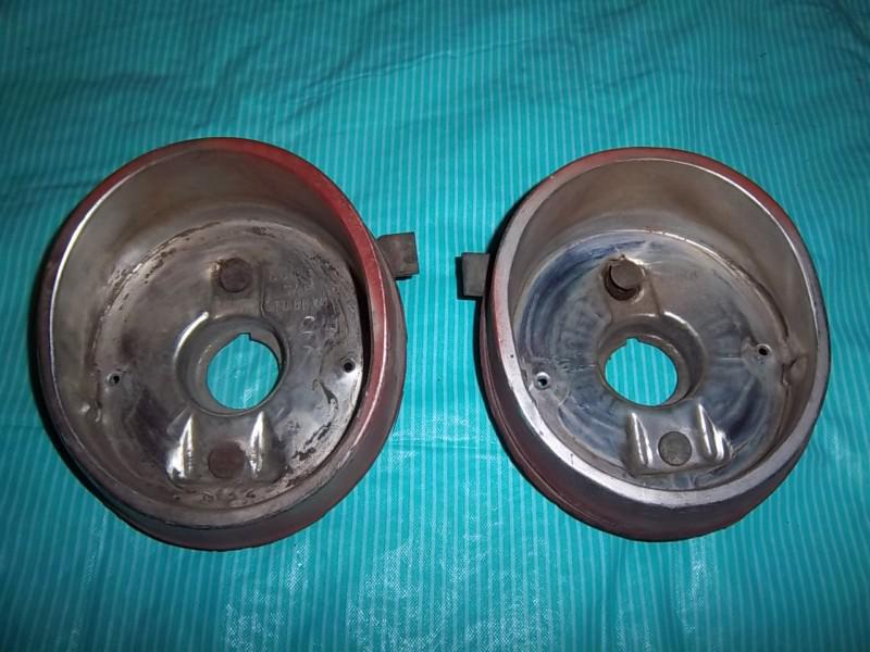 1 pair of 1964 chevy impala tail light housing taillight trim chevrolet br64
