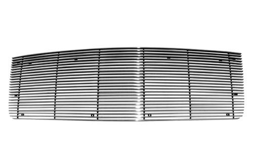 Paramount 33-0168 - gmc sierra restyling 4mm cutout black aluminum billet grille