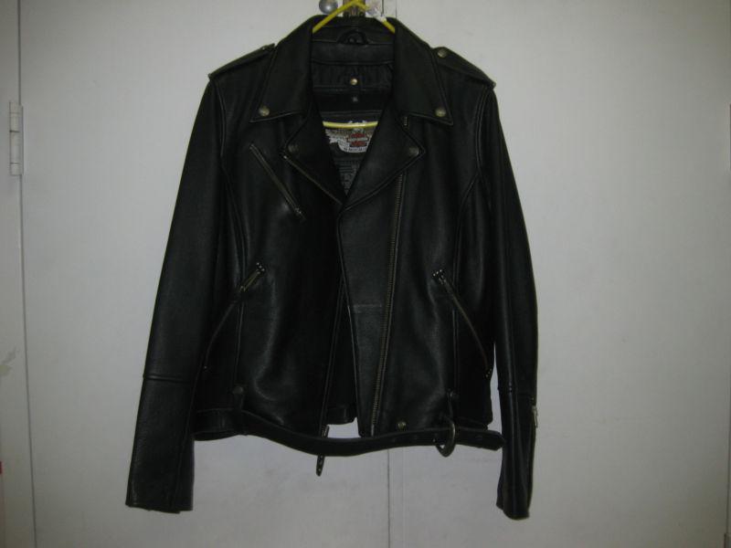 Leather womens harley davidson jacket