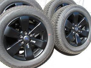 2013 f150 wheels tires rims 20 fx4 black take offs oem bridgestone 275 55 20