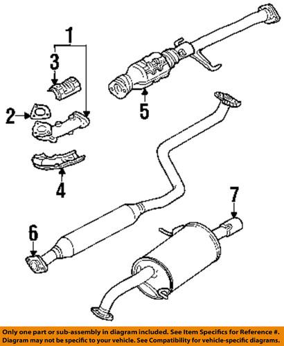 Mazda oem fse640500b exhaust pipe