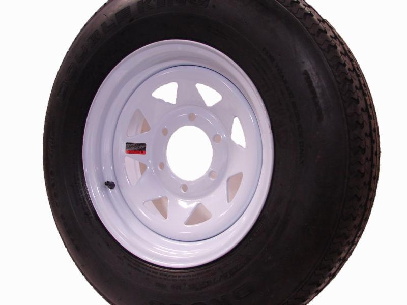 15" utility boat trailer wheel tire new  w/spoke 6  lug 225r