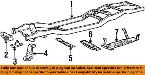 Ford oem 3l5z17n775ba frame-frame end cap