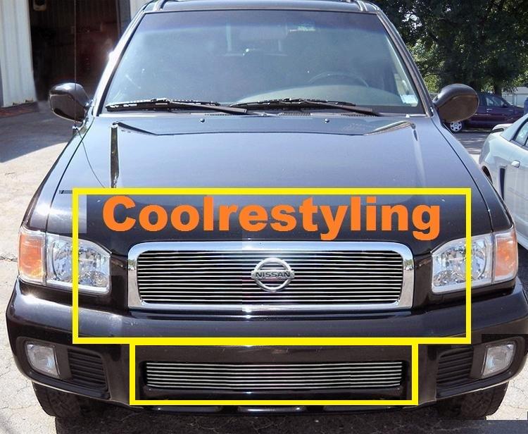 99 2000 01 nissan pathfinder  billet grille grill combo inserts