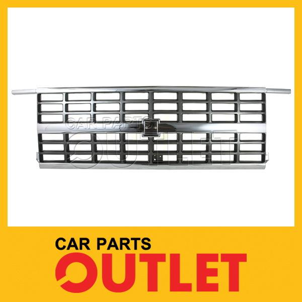 89 90 91 chevy r/v pickup quad lamp grille grill assembly new suburban