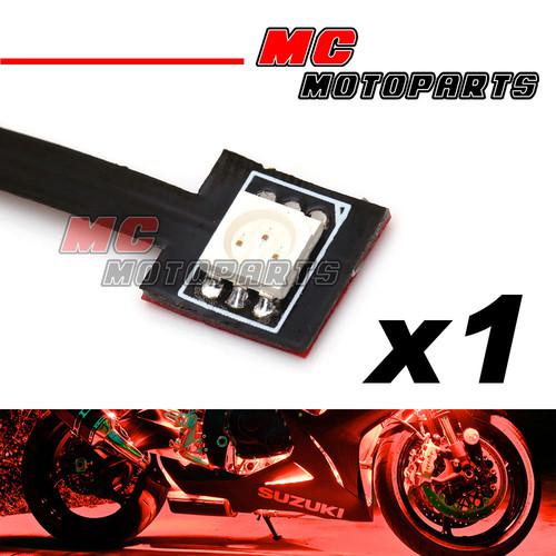 1 pc red tiny prewired smd led 5050 12v accent light for hyosung motorcycle