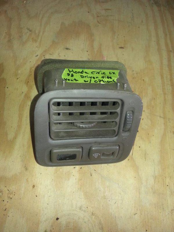 96-00 honda civic oem l dash a/c air vent with cruise dimmer switch  